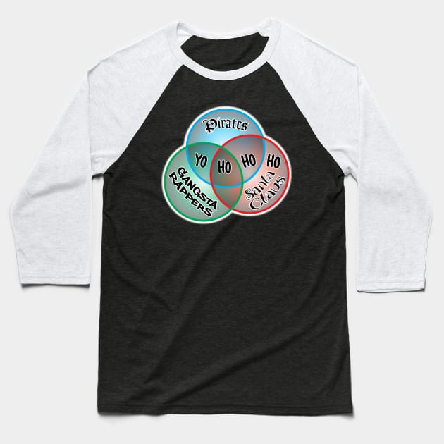 Yo Ho Ho Ho! Baseball T-Shirt by WhatProductionsBobcaygeon